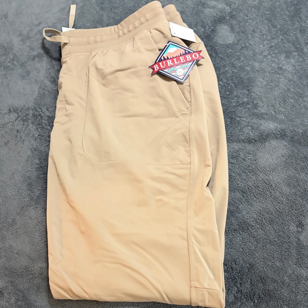 BURLEBO Khaki Jogger Pants
